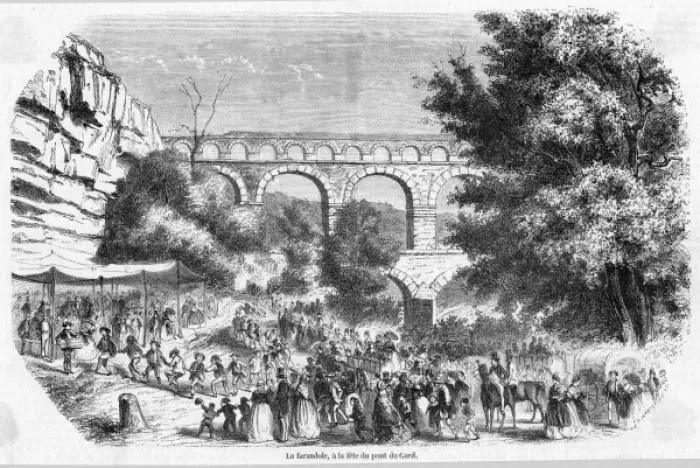 Framed Print : France Pont Du Gard Framed Print : France Pont Du Gard