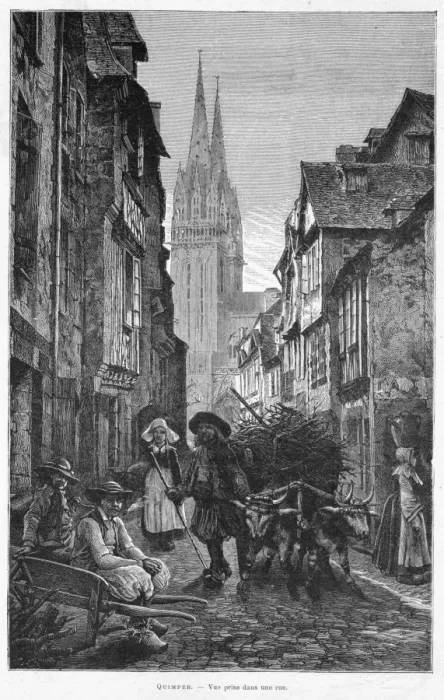 Framed Print : France Quimper Framed Print : France Quimper