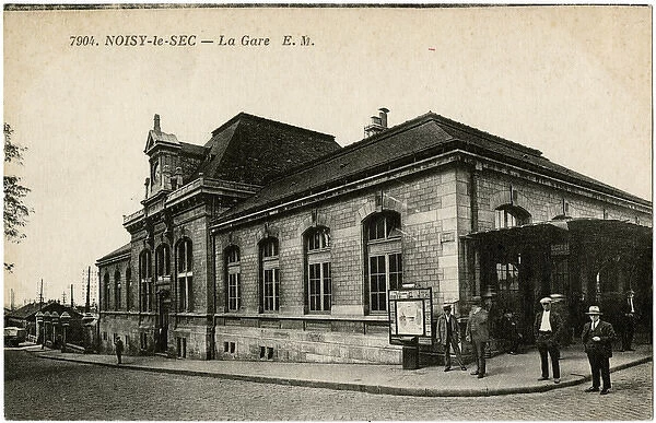 France - The Railway Station at Noisy-le-Sec
