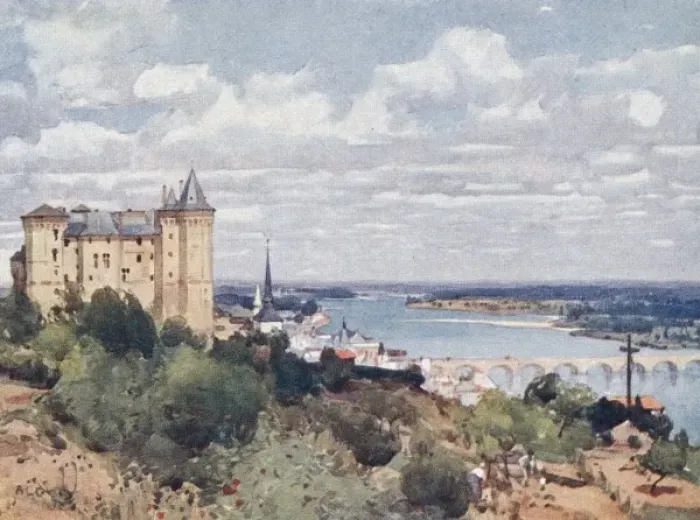 Framed Print : France / Saumur 1913 Framed Print : France / Saumur 1913