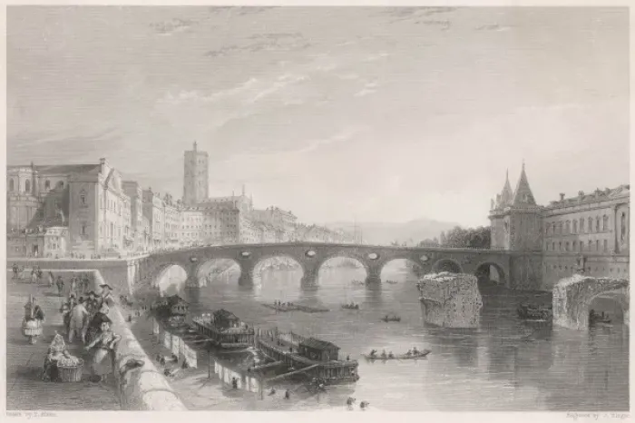 Framed Print : France / Toulouse / Bridge Framed Print : France / Toulouse / Bridge