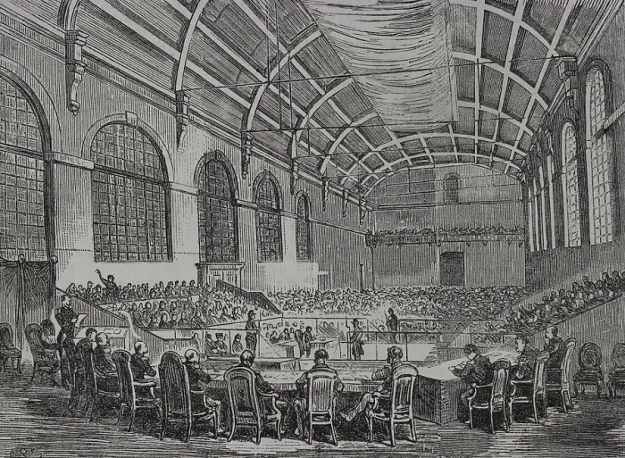 Framed Print : France. Trial of the Paris Commune. Cases proceedings Framed Print : France. Trial of the Paris Commune. Cases proceedings