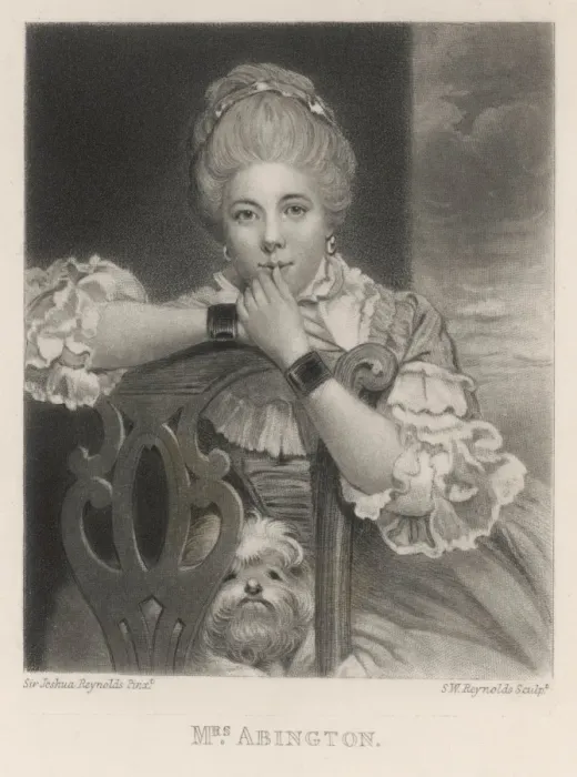 Framed Print : Frances Abington Framed Print : Frances Abington