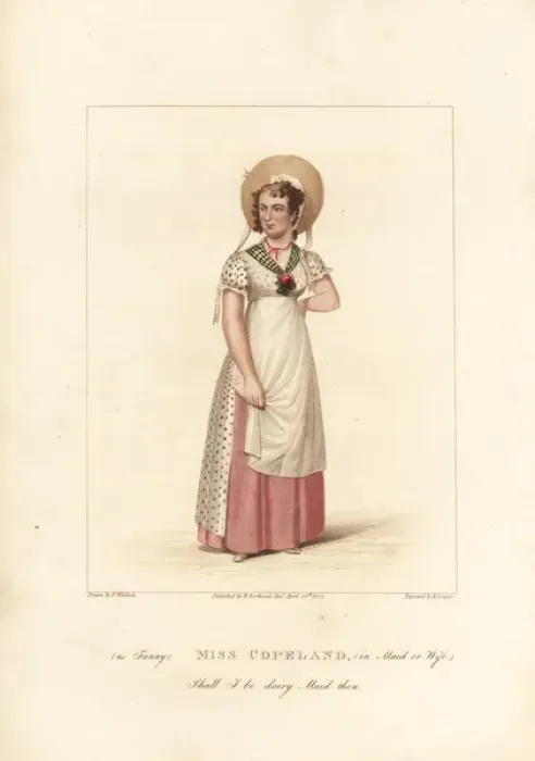 Framed Print : Frances Copeland in Maid or Wife, 1822 Framed Print : Frances Copeland in Maid or Wife, 1822