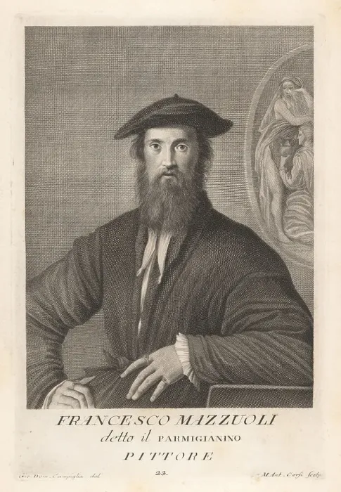 Framed Print : Francesco Mazzuola, Italian Mannerist painter, 1504-1540 Framed Print : Francesco Mazzuola, Italian Mannerist painter, 1504-1540