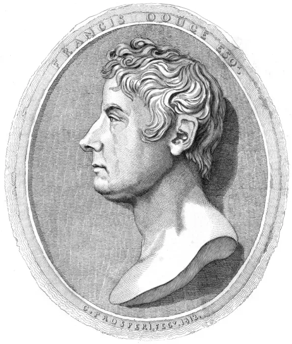 Framed Print : Francis Douce (Antiqu. ) Framed Print : Francis Douce (Antiqu. )