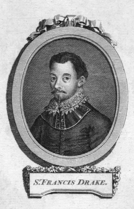 Framed Print : Francis Drake Oval Framed Print : Francis Drake Oval