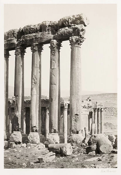 Francis Frith, Lebanon. c. 1857 Great Pillars Baalbek