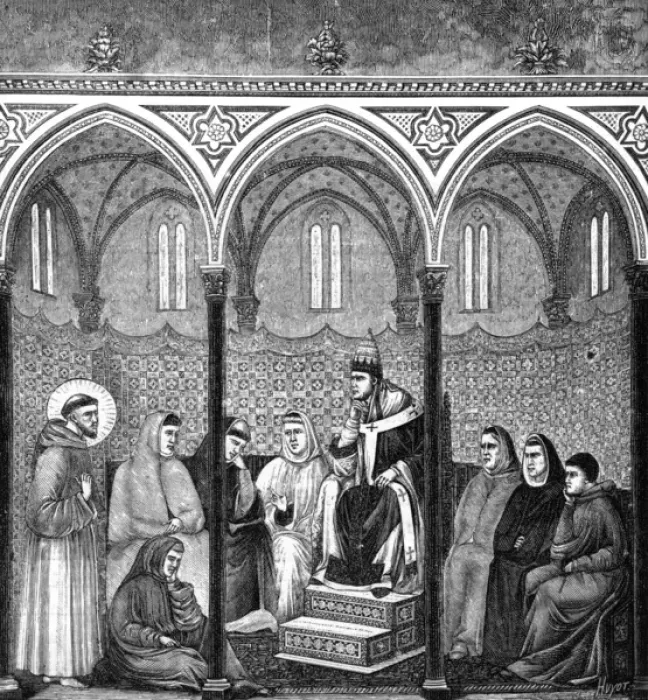 Framed Print : Francis and Innocent III Framed Print : Francis and Innocent III