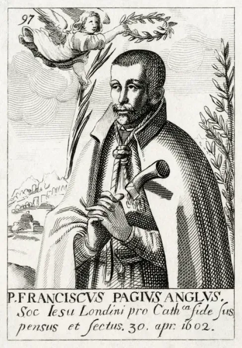 Framed Print : Francis Page, Martyr Framed Print : Francis Page, Martyr