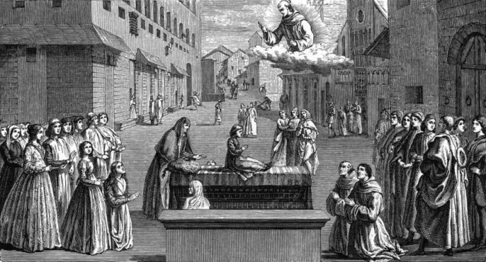 Framed Print : Francis Resuscitates Framed Print : Francis Resuscitates