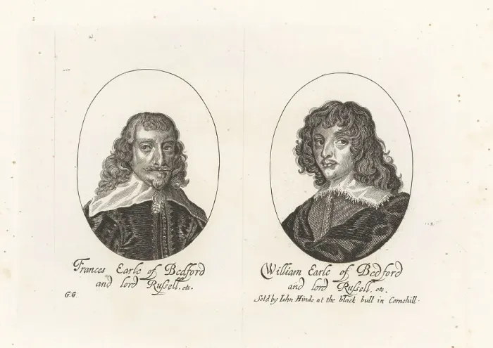 Framed Print : Francis Russell and his son William Russell, Earls of Bedford Framed Print : Francis Russell and his son William Russell, Earls of Bedford
