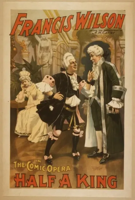 Framed Print : Francis Wilson under the management of AH Canby in the comic Framed Print : Francis Wilson under the management of AH Canby in the comic