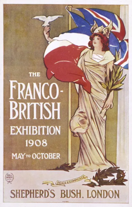 Framed Print : FRANCO-BRIT EXHIBITION Framed Print : FRANCO-BRIT EXHIBITION