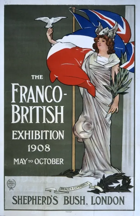 Framed Print : Franco British Exhibition 1908 Framed Print : Franco British Exhibition 1908