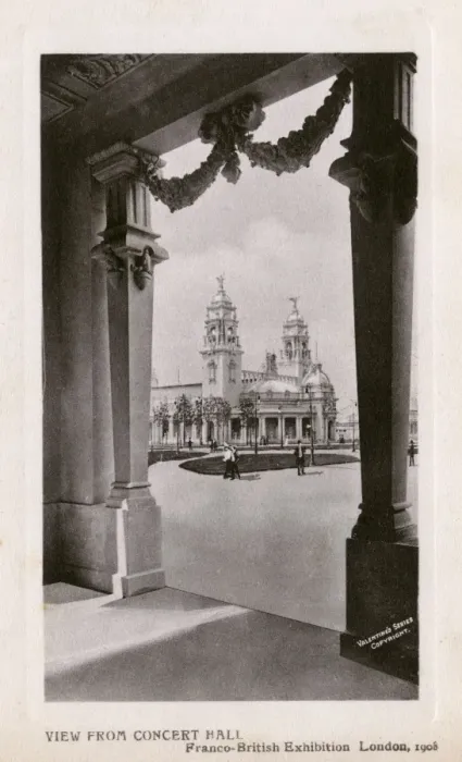 Framed Print : Franco-British Exhibition, London - From the Concert Hall Framed Print : Franco-British Exhibition, London - From the Concert Hall