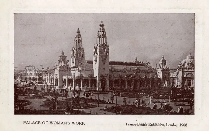 Framed Print : Franco-British Exhibition, London - Palace of Womans Work Framed Print : Franco-British Exhibition, London - Palace of Womans Work