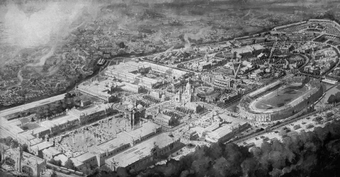 Framed Print : Franco-British Exhibition, White City, London Framed Print : Franco-British Exhibition, White City, London