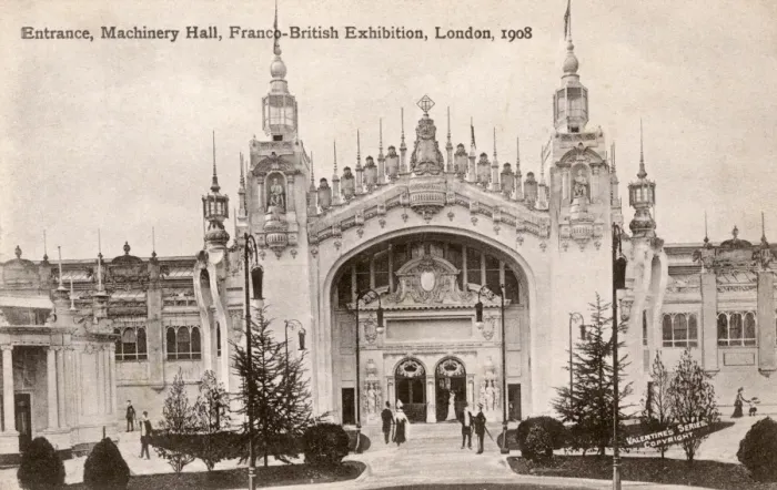 Framed Print : Franco-British Exhibition, White City - Machinery Hall Framed Print : Franco-British Exhibition, White City - Machinery Hall