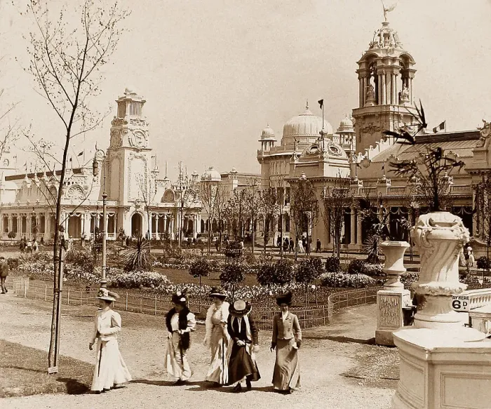 Framed Print : Franco British White City Exhibition in London in 1908 Framed Print : Franco British White City Exhibition in London in 1908