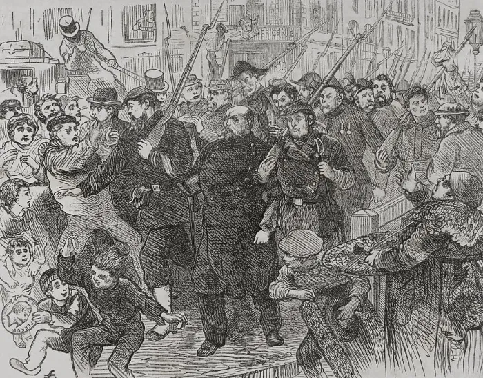Framed Print : Franco-German War (1870-1871). France. Arrest Framed Print : Franco-German War (1870-1871). France. Arrest