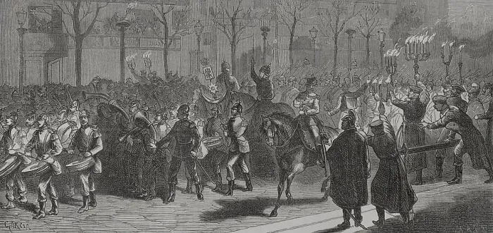 Framed Print : Franco-Prussian War (1870-1871). On 1 March 1871 Framed Print : Franco-Prussian War (1870-1871). On 1 March 1871