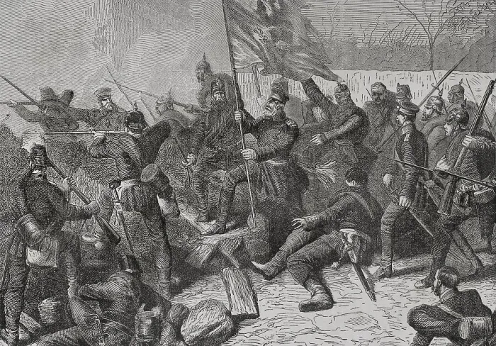 Framed Print : Franco-Prussian War (1870-1871). General von Budritzki Framed Print : Franco-Prussian War (1870-1871). General von Budritzki