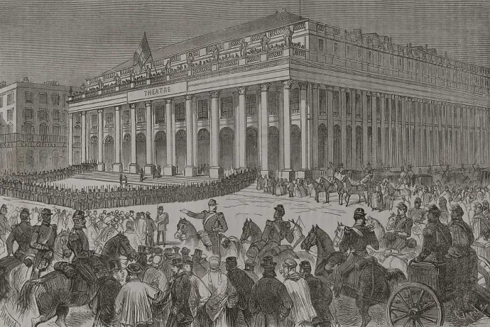 Framed Print : Franco-Prussian War (1870-1871). Exterior view Framed Print : Franco-Prussian War (1870-1871). Exterior view