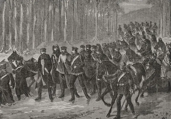 Framed Print : Franco-Prussian War (1870-1871). German cavalry Framed Print : Franco-Prussian War (1870-1871). German cavalry