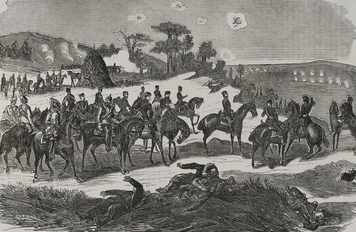 Framed Print : Franco-Prussian War (1870-1871). Second Battle Framed Print : Franco-Prussian War (1870-1871). Second Battle