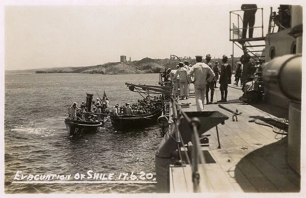 Franco-Turkish War - Evacuation of Sile in June, 1920
