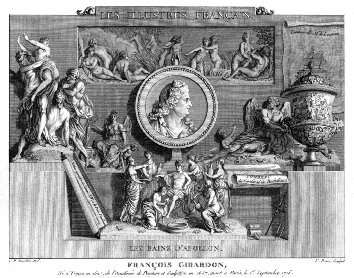 Framed Print : Francois Girardon - 1 Framed Print : Francois Girardon - 1