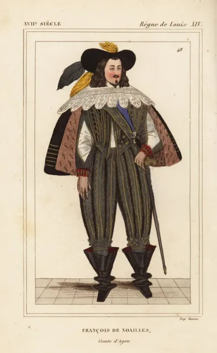 Framed Print : Francois de Noailles, Comte d Agen, musketeer Framed Print : Francois de Noailles, Comte d Agen, musketeer