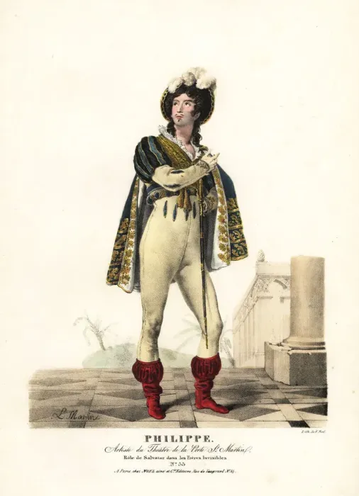 Framed Print : Francois Philippe as Salvator in Les Freres Invisibles, 1819 Framed Print : Francois Philippe as Salvator in Les Freres Invisibles, 1819