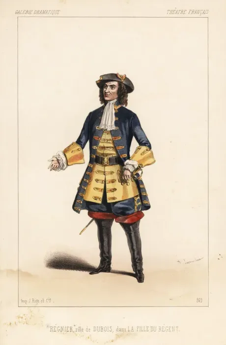 Framed Print : Francois Regnier as Dubois in La Fille du Regent, 1846 Framed Print : Francois Regnier as Dubois in La Fille du Regent, 1846