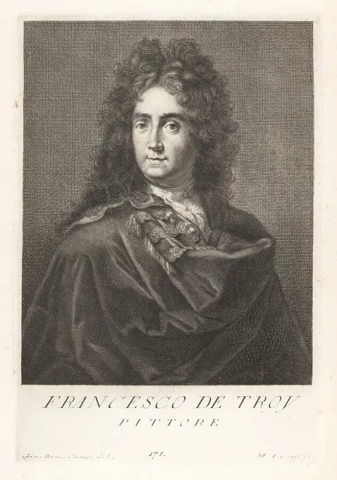 Framed Print : Francois de Troy, French painter and engraver, 1645-1730 Framed Print : Francois de Troy, French painter and engraver, 1645-1730