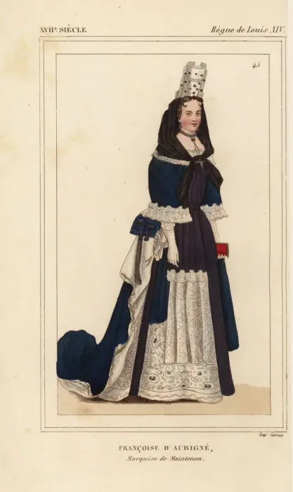 Framed Print : Francoise d Aubigne, Marquise de Maintenon Framed Print : Francoise d Aubigne, Marquise de Maintenon