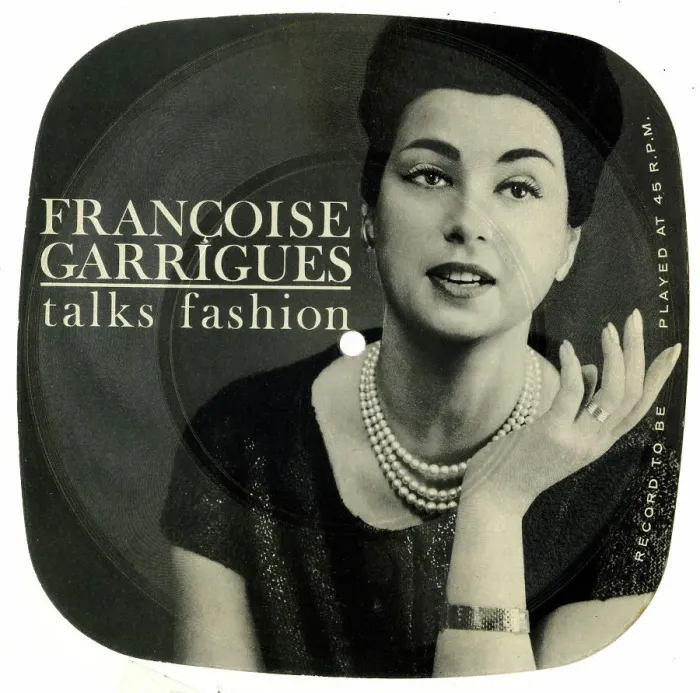 Framed Print : Francoise Garrigues talks fashion Framed Print : Francoise Garrigues talks fashion