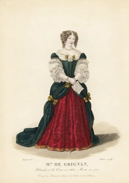 Framed Print : Francoise-Marguerite de Sevigne, Comtesse Framed Print : Francoise-Marguerite de Sevigne, Comtesse