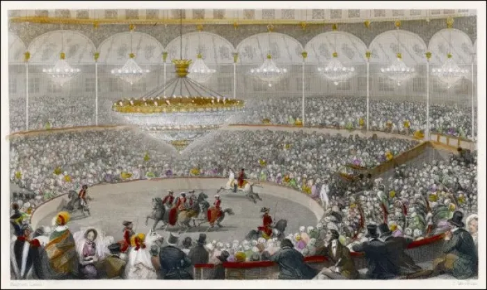 Framed Print : Franconis Circus / Lami Framed Print : Franconis Circus / Lami