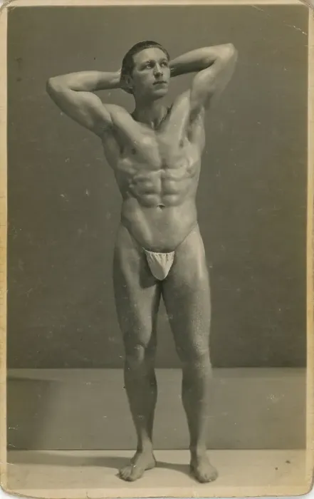 Framed Print : Frank Bell Body Builder from Darlington