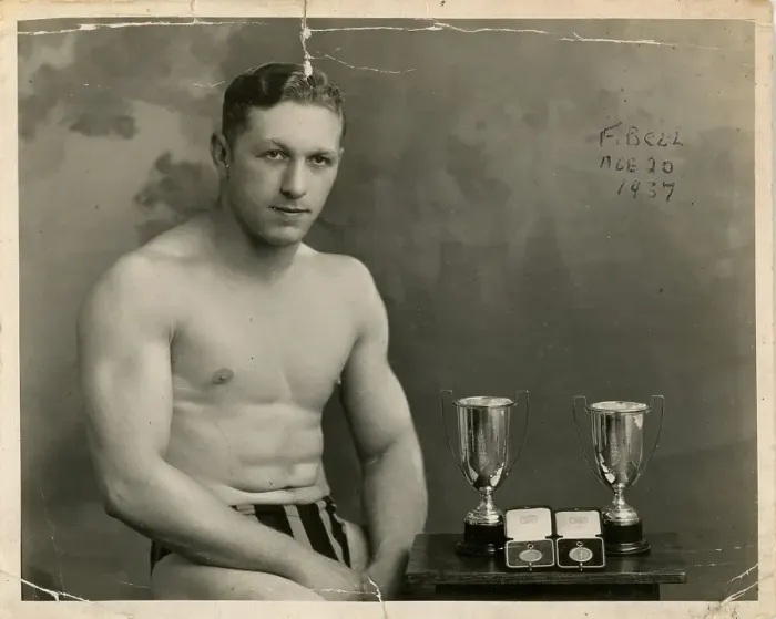 Framed Print : Frank Bell Body Builder from Darlington Framed Print : Frank Bell Body Builder from Darlington