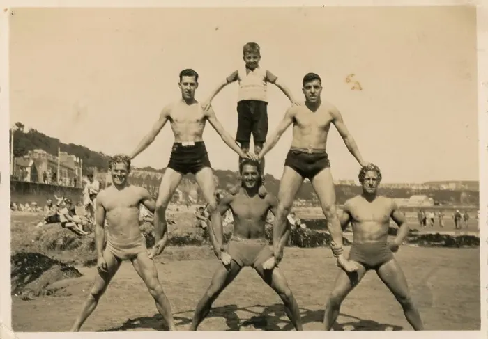 Framed Print : Frank Bell Body Builder from Darlington and friends Framed Print : Frank Bell Body Builder from Darlington and friends