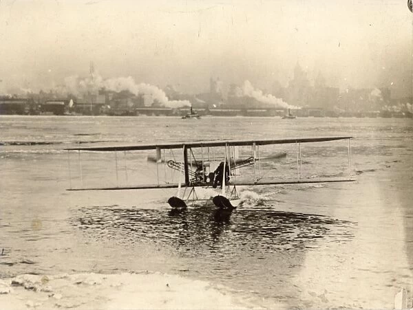 Frank Coffyn, the Polar Aviator in a Wright Model B