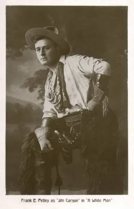 Framed Print : Frank E Petley as Jim Carson in A White Man Framed Print : Frank E Petley as Jim Carson in A White Man