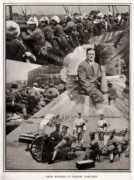 Framed Print : Frank General One-Arm Sutton, rancher to Chinese War-Lord Framed Print : Frank General One-Arm Sutton, rancher to Chinese War-Lord