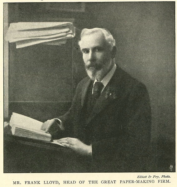 Frank Lloyd, head of the paper-making firm