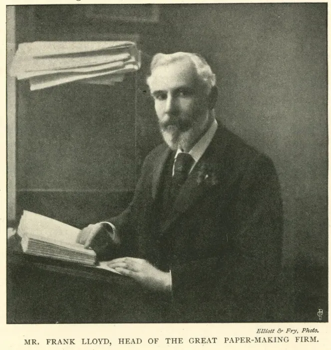 Framed Print : Frank Lloyd, head of the paper-making firm Framed Print : Frank Lloyd, head of the paper-making firm