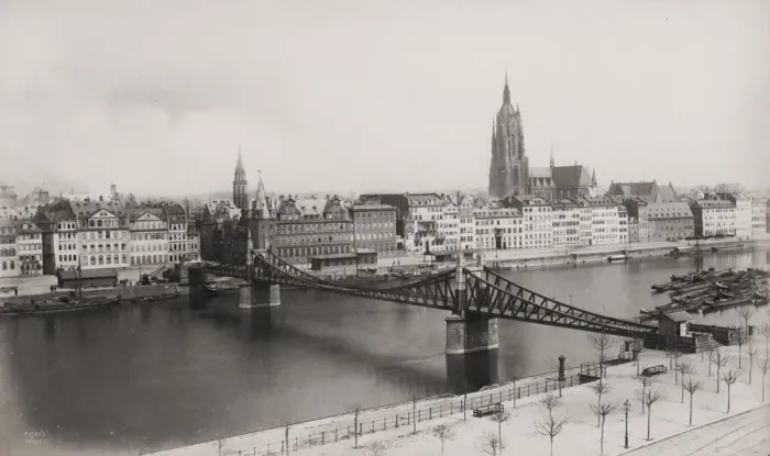 Framed Print : Frankfurt, Germany, River Main Framed Print : Frankfurt, Germany, River Main