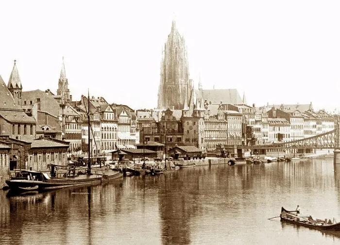 Framed Print : Frankfurt Germany Victorian period Framed Print : Frankfurt Germany Victorian period